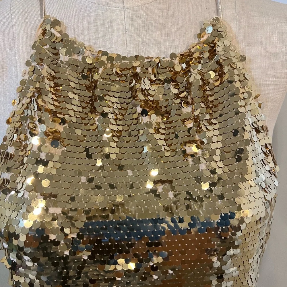 ANDREW CHARLES GOLD SEQUINS - Picture 2 of 11